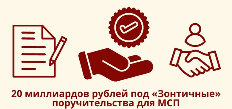 20 миллиардов рублей под «Зонтичные» поручительства для МСП