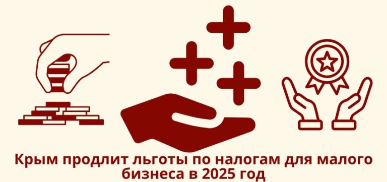 Крым продлит льготы по налогам для малого бизнеса в 2025 году