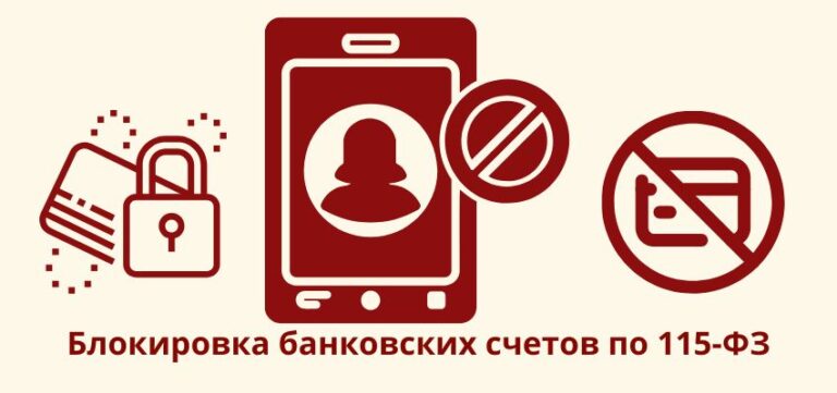 Блокировка банковских счетов по 115-ФЗ