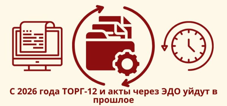 С 2026 года ТОРГ-12 и акты через ЭДО уйдут в прошлое: бизнесу придётся перейти на УПД