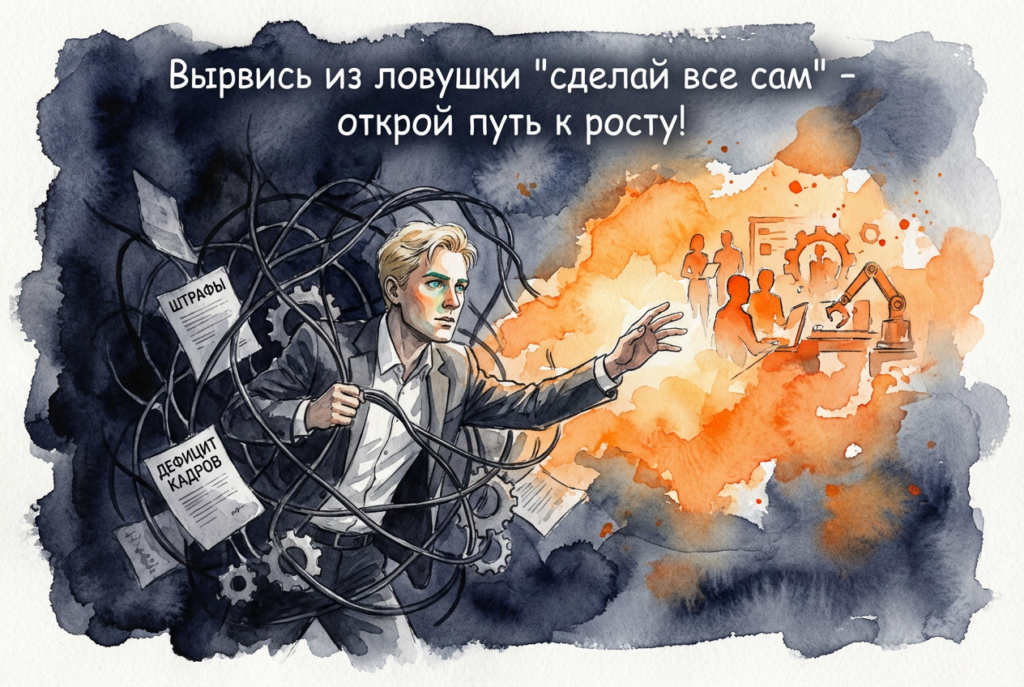 Операционный тупик в малом бизнесе 2025: как выйти из ловушки «всё сам» и запустить рост несмотря на кризис, штрафы и кадровый голод