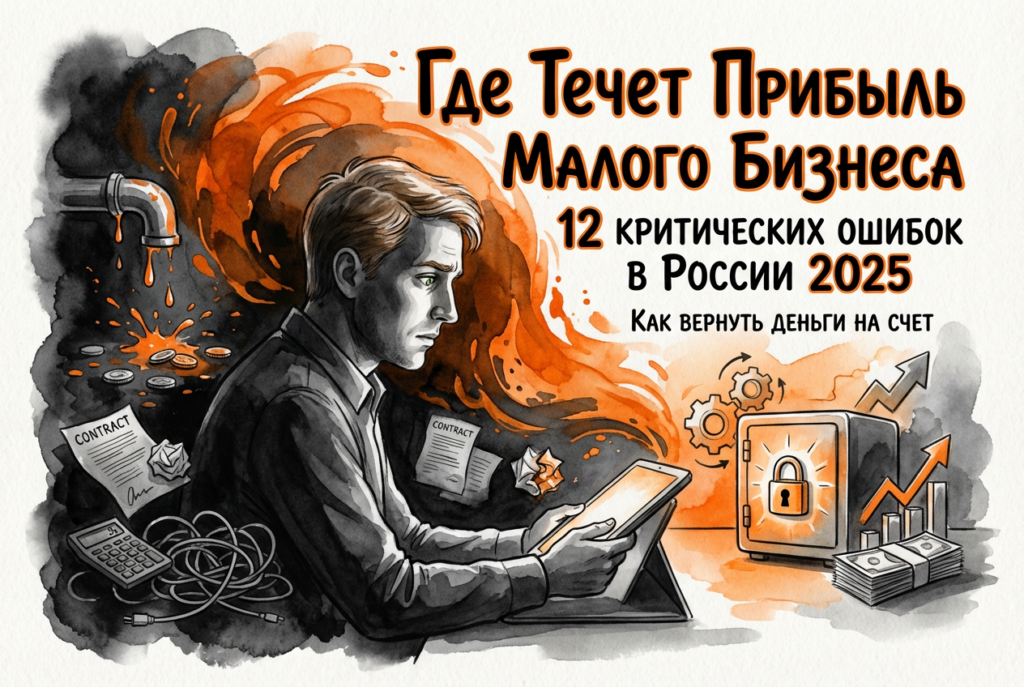 Куда утекает прибыль малого бизнеса: 12 критических ошибок в России 2025 и как вернуть деньги на счет