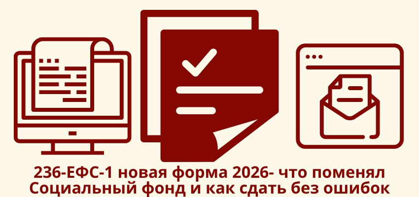 ЕФС-1 новая форма 2026: что поменял Социальный фонд и как сдать без ошибок