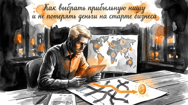 Как выбрать прибыльную нишу и не потерять деньги на старте бизнеса