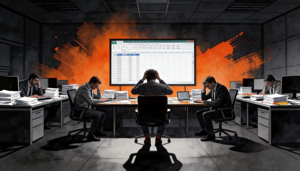 Почему управление HR через Excel губит компании с 50+ сотрудников