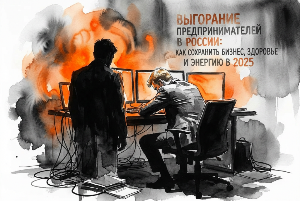 Выгорание предпринимателей в России: как сохранить бизнес, здоровье и энергию в 2025 году