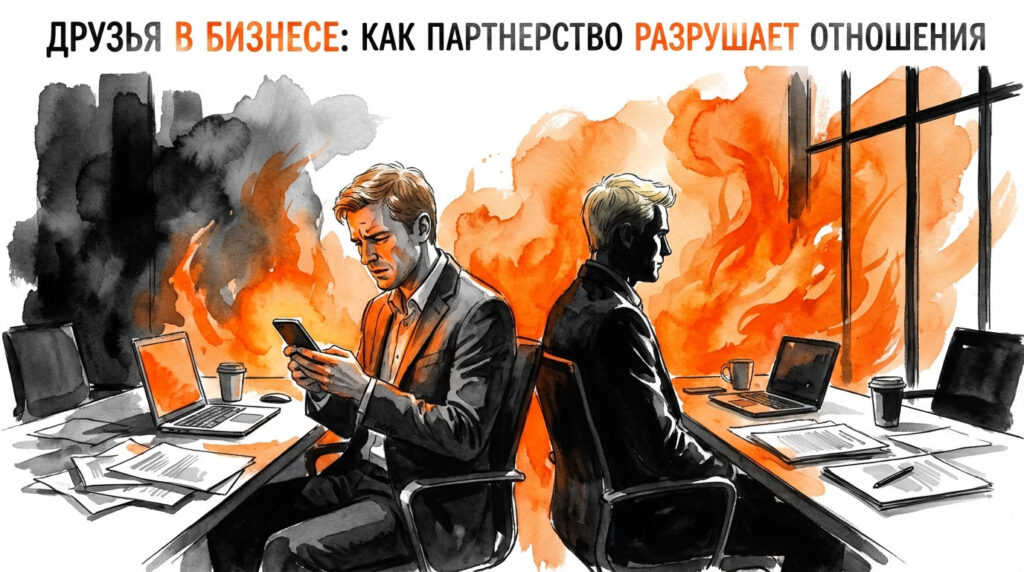 Ошибки друзей в бизнесе: как партнерство рушит отношения