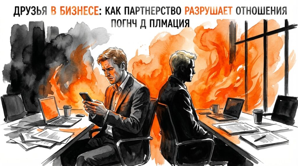 Ошибки друзей в бизнесе: как партнерство рушит отношения